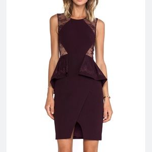 BCBG Peplum Whitley Dress